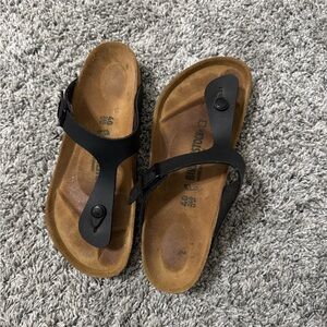 Birkenstock Classic Black Footbed Sandals